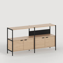 Charger l&#39;image dans la galerie, TIPTOE UNIT Living Room Media Stand &amp; Credenza Systems
